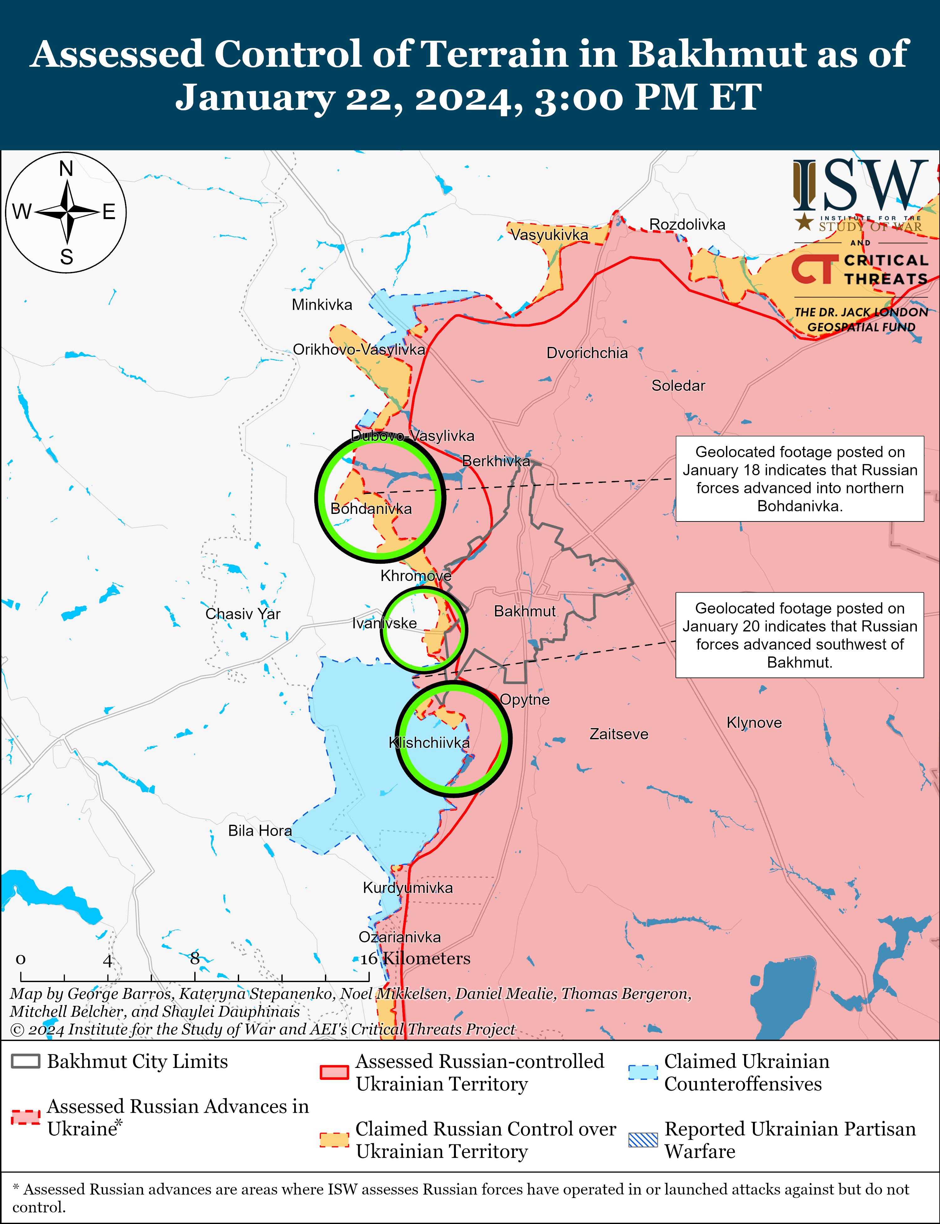 Russian Offensive Campaign Assessment, January 22, 2024 | Institute For ...